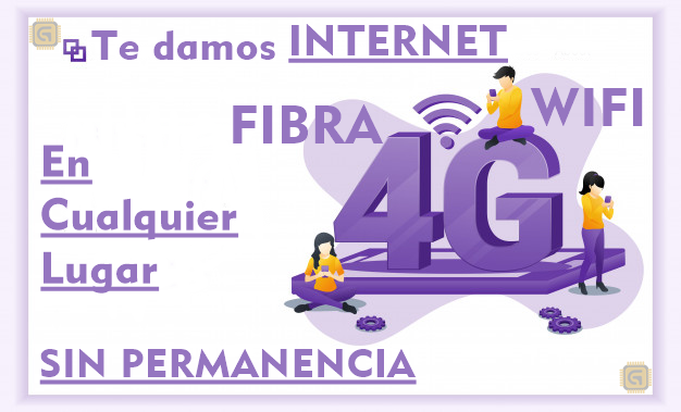 WIFI FIBRA 4G SIN PERMANENCIA